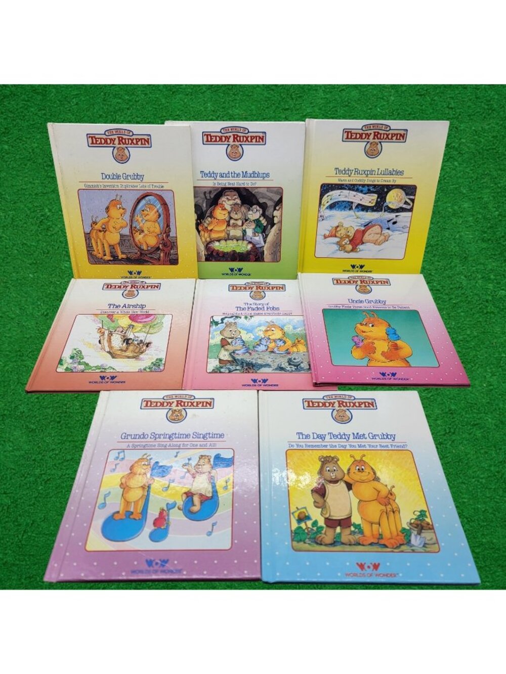 Vtg Teddy Ruxpin Lot of 8 Hardcover 1980’s The World Of Wonder Vintage NO TAPES